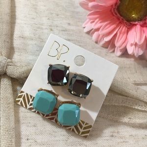 bp Jewelry - π BP Large Gem Stud Earrings bp Jewelry - π BP Large Gem Stud Earrings